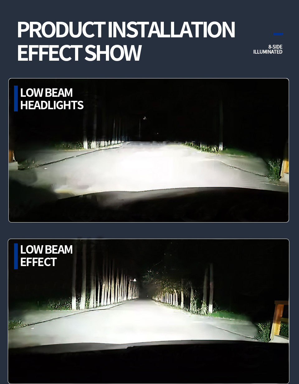 h4 projector headlights