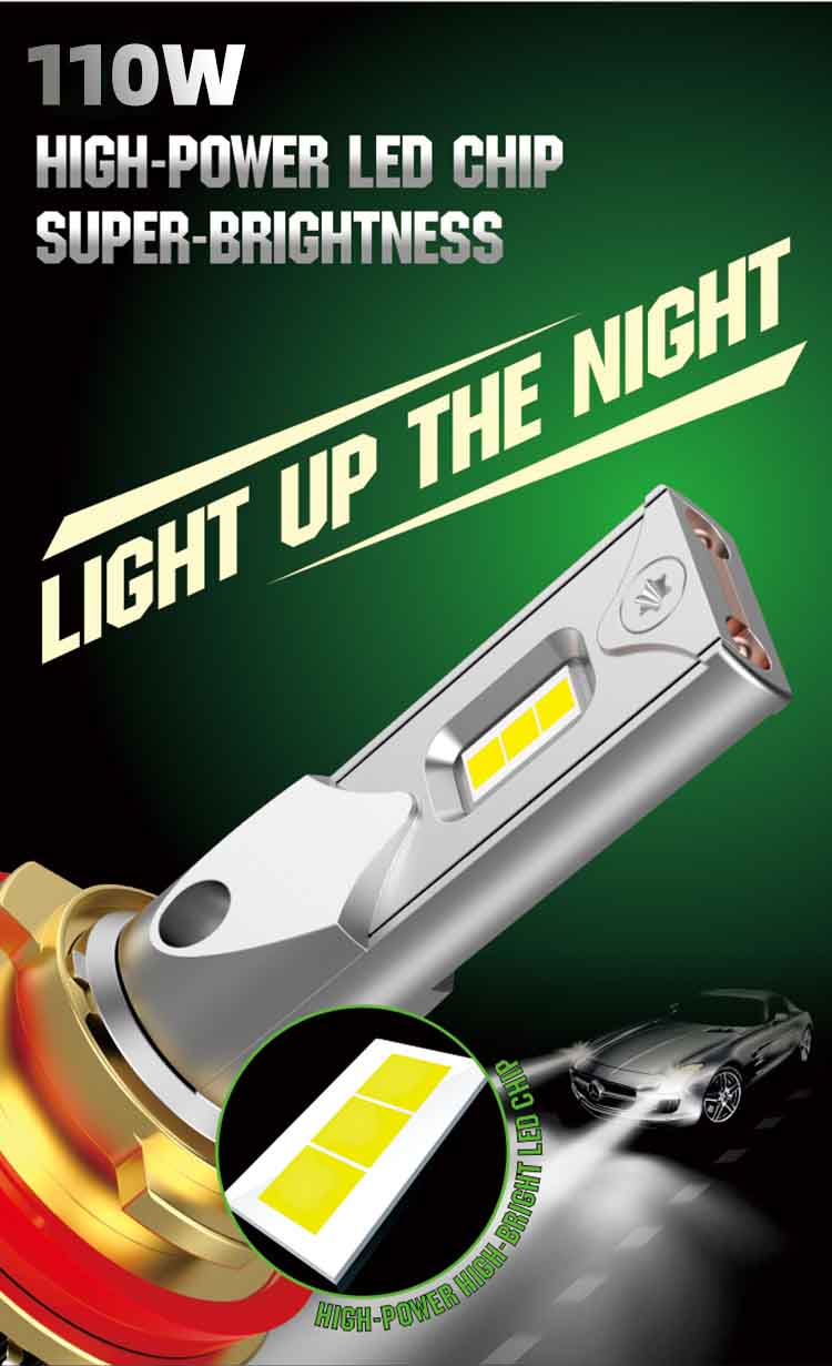 h4 9003 led headlight bulb