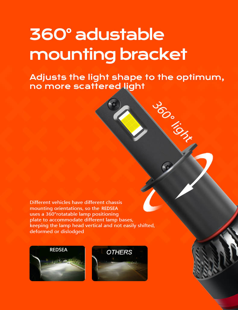 h4 car led headlight bulbs