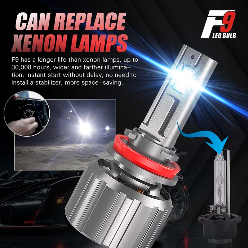 h11 automotive led headlight bulb