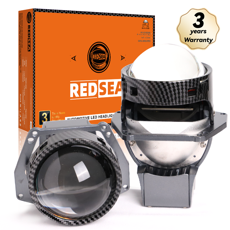 bi LED projector lens headlight