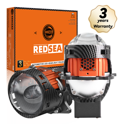 bi LED projector lens headlight
