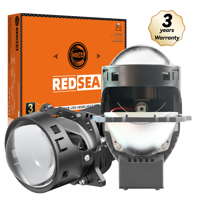 bi LED projector lens headlight