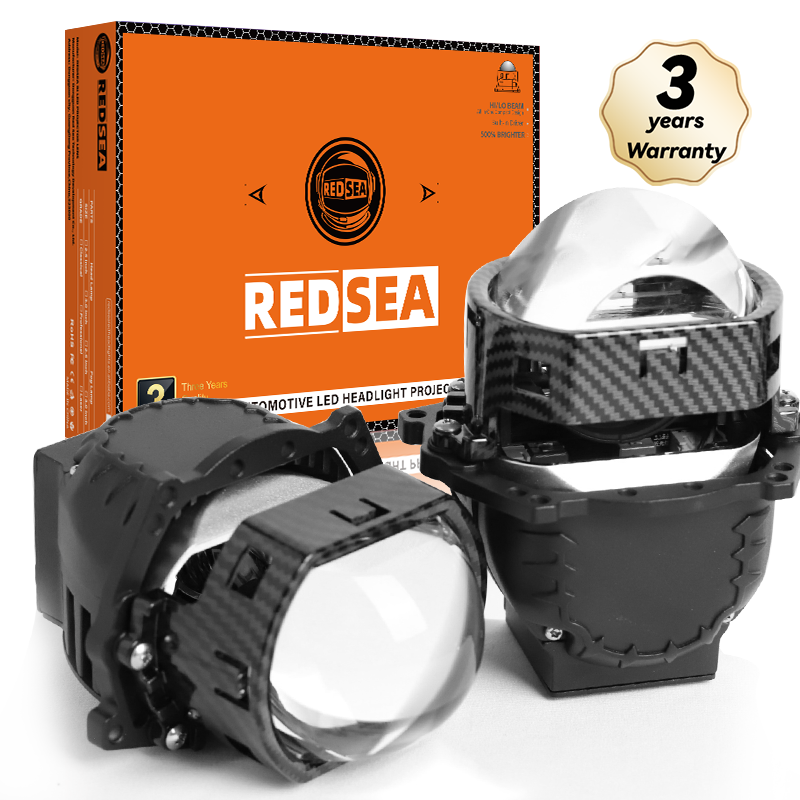 bi LED projector lens headlight